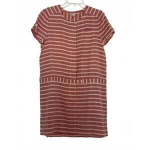 J.Crew Women's Boathouse Striped Cotton Dress Size 10